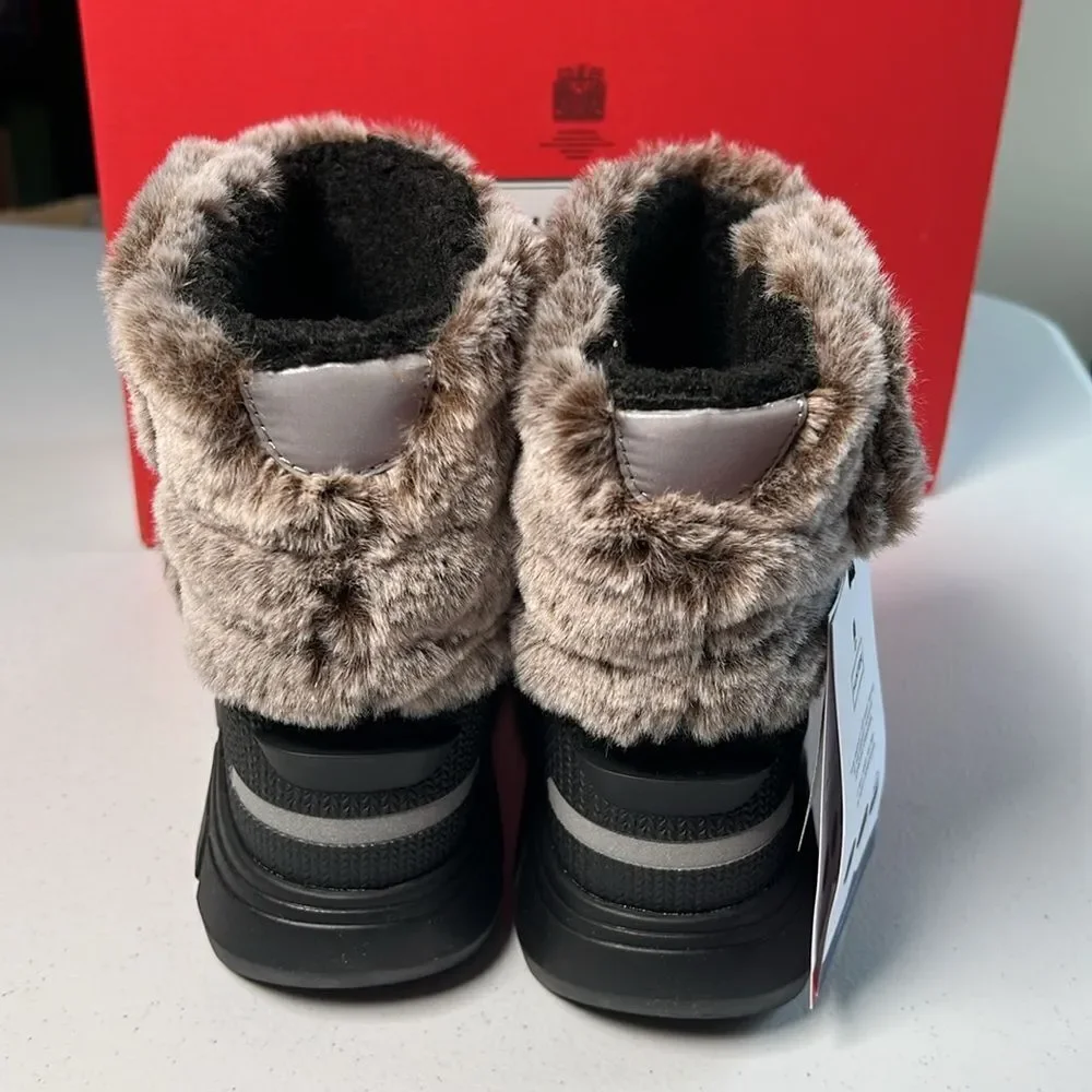Hunter Kids Intrepid Faux Fur Snow Boot Kids - Picture 3 of 8